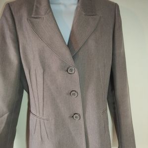Evan Picone size 10 purplish gray blazer